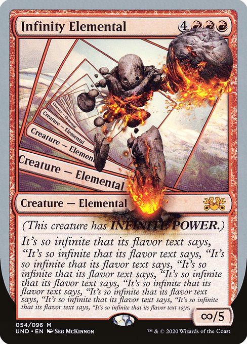 Infinity Elemental (54) [Unsanctioned]