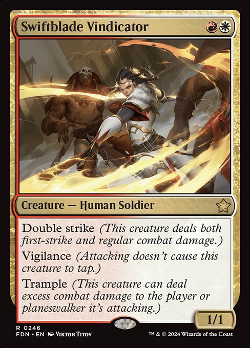 Swiftblade Vindicator (246) [Foundations]
