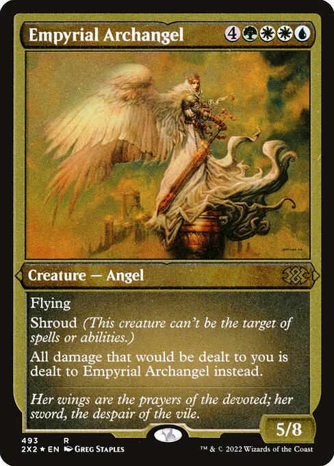 Empyrial Archangel (493) [Double Masters 2022]