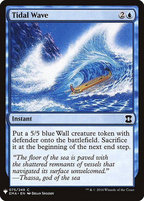 Tidal Wave (EMA-75) [The List]