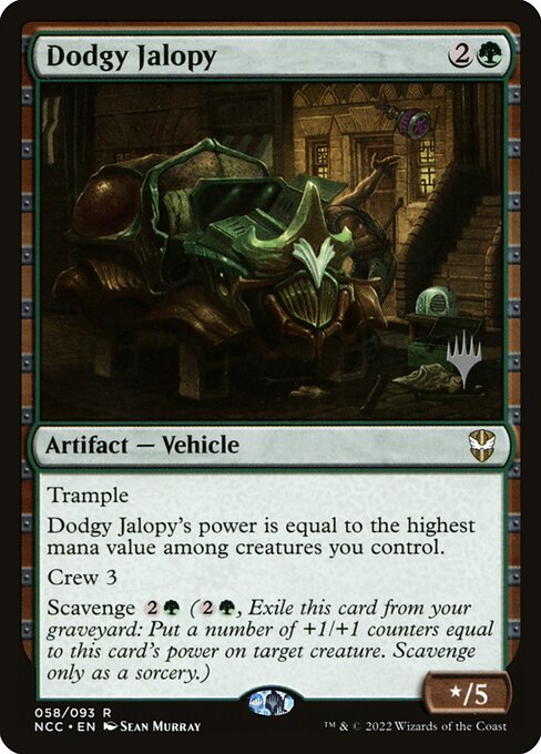 Dodgy Jalopy (58p) [New Capenna Commander Promos]