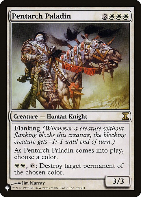 Pentarch Paladin (TSP-32) [The List]