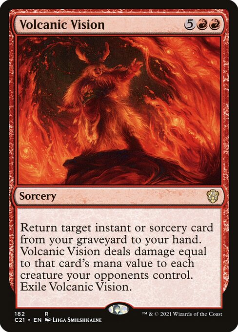 Volcanic Vision (182) [Commander 2021]