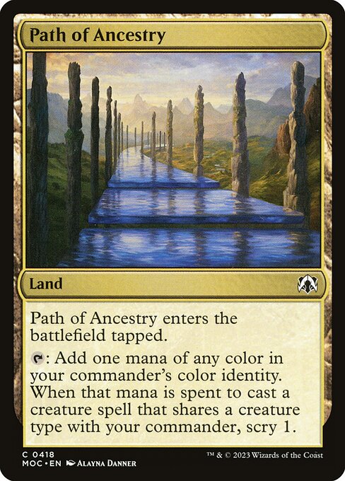 Path of Ancestry (418) [March of the Machine Commander]