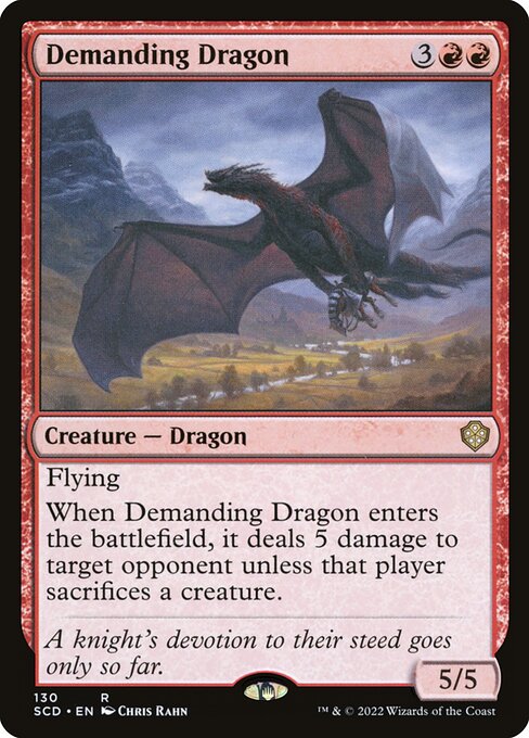 Demanding Dragon (130) [Starter Commander Decks]