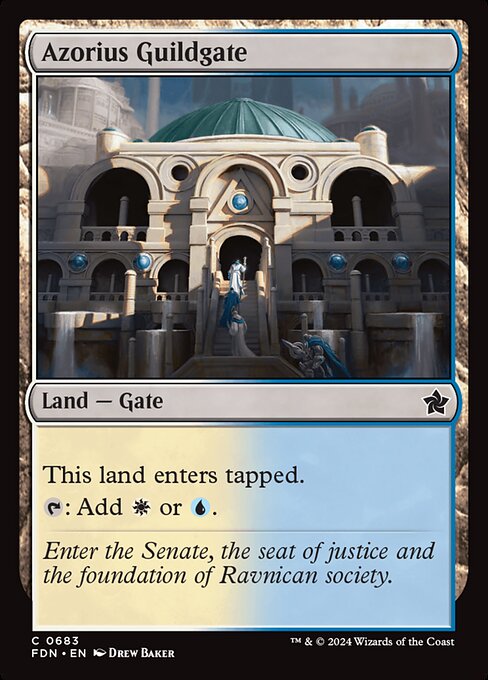Azorius Guildgate (683) [Foundations]