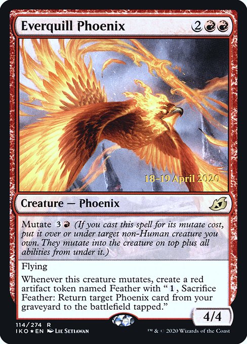 Everquill Phoenix (114s) [Ikoria: Lair of Behemoths Promos]