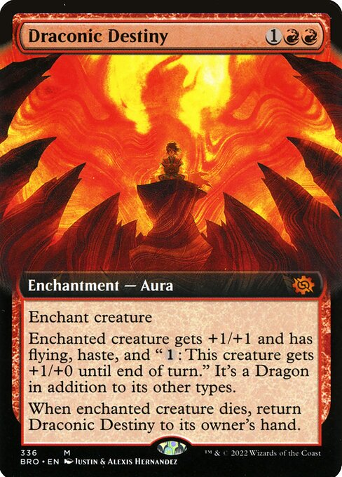 Draconic Destiny (336) [The Brothers' War] [Extended Art]
