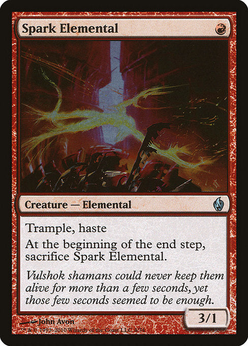 Spark Elemental (4) [Premium Deck Series: Fire and Lightning]