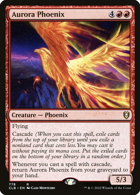 Aurora Phoenix (778) [Commander Legends: Battle for Baldur's Gate]