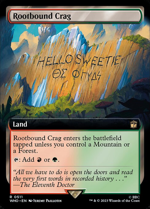 Rootbound Crag (511) [Doctor Who] [Extended Art]