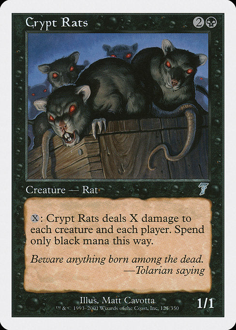 Crypt Rats (125) [Seventh Edition]