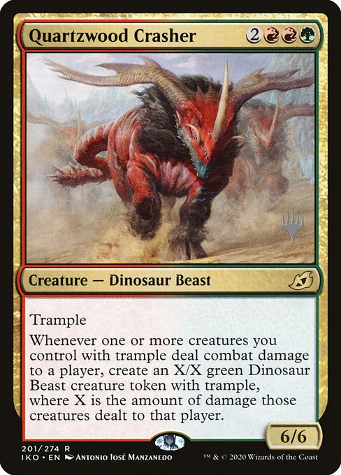 Quartzwood Crasher (201p) [Ikoria: Lair of Behemoths Promos]