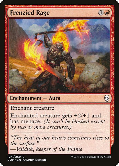 Frenzied Rage (124) [Dominaria]