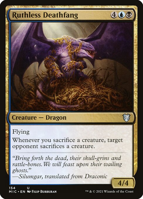 Ruthless Deathfang (154) [Midnight Hunt Commander]