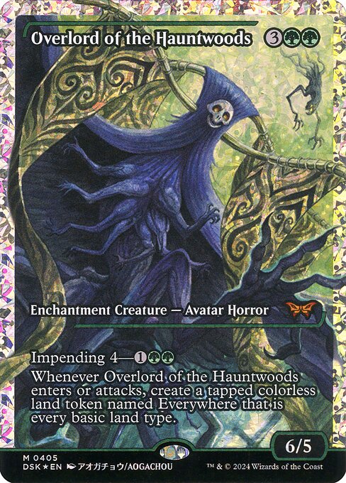 Overlord of the Hauntwoods (405) [Duskmourn: House of Horror]