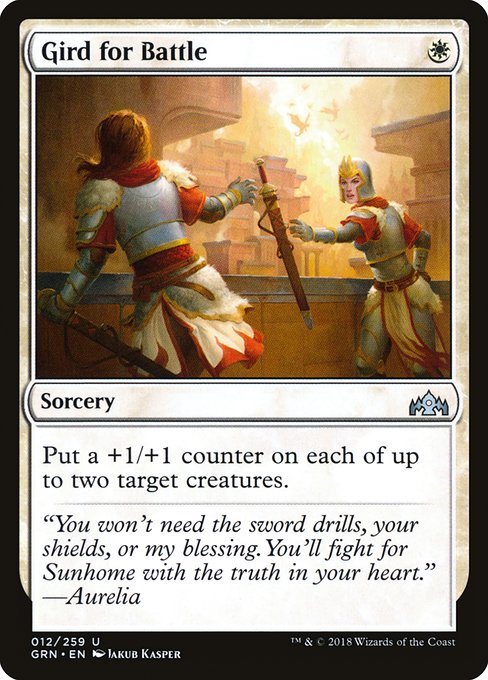 Gird for Battle (12) [Guilds of Ravnica]