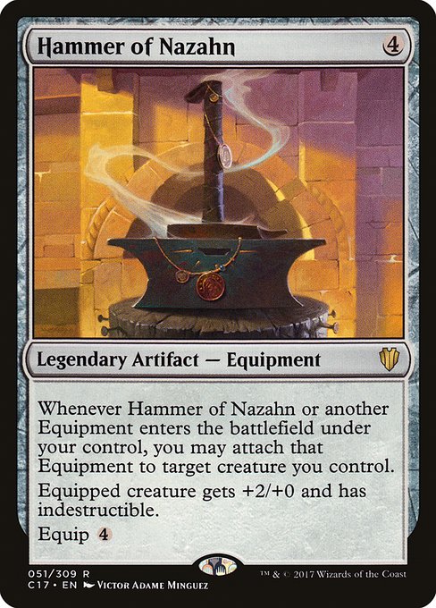 Hammer of Nazahn (51) [Commander 2017]