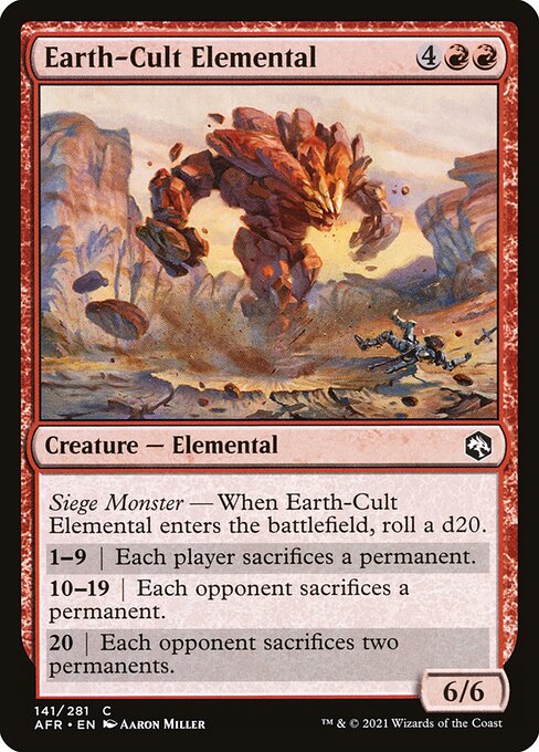 Earth-Cult Elemental (141) [Adventures in the Forgotten Realms]