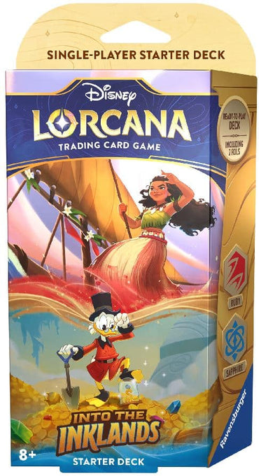 Disney Lorcana Into the Inklands: Ruby &amp; Sapphire Starter Deck image 0