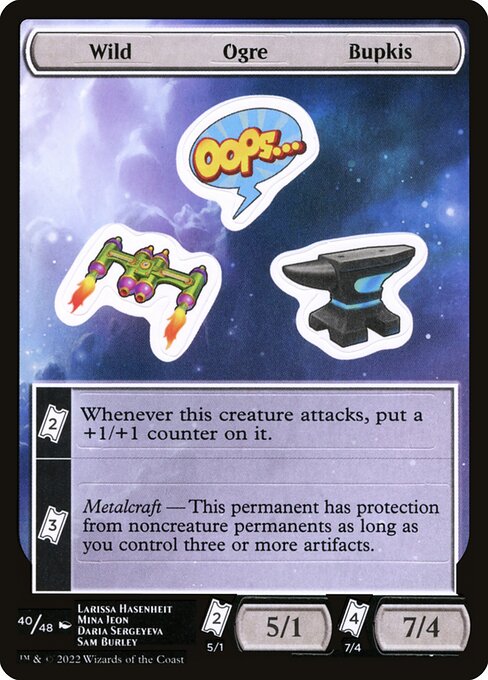 Wild Ogre Bupkis (40) [Unfinity Sticker Sheets]