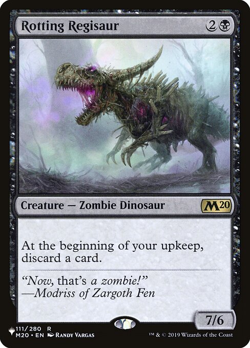 Rotting Regisaur (M20-111) [The List]