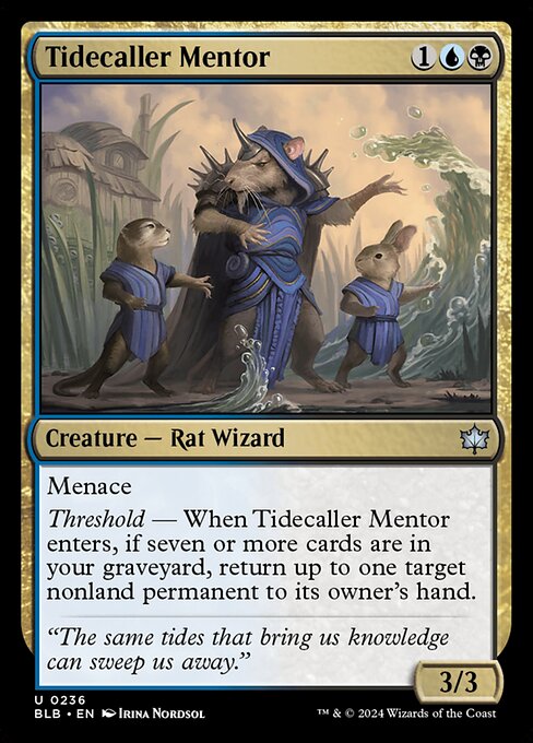 Tidecaller Mentor (236) [Bloomburrow]