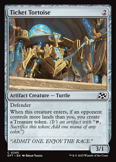 Ticket Tortoise (245) [Aetherdrift]