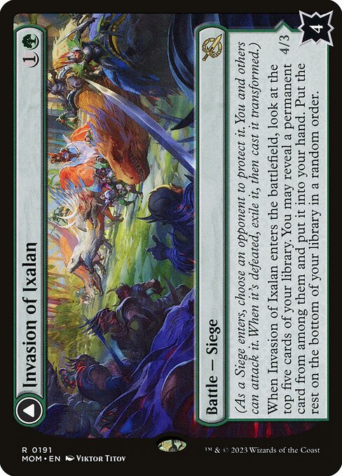 Invasion of Ixalan // Belligerent Regisaur (191) [March of the Machine]