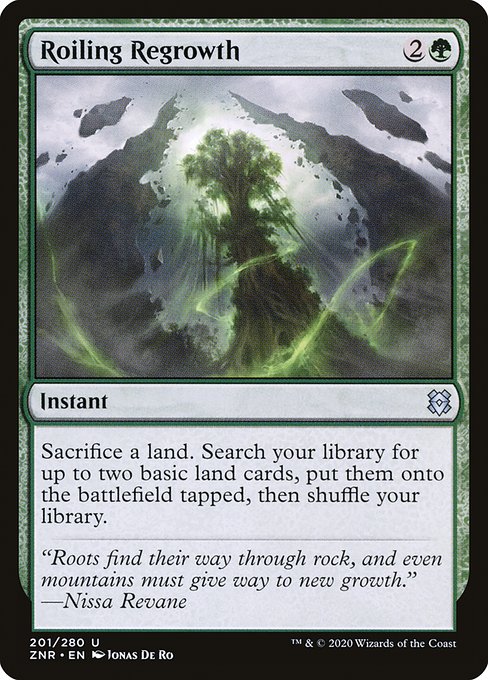 Roiling Regrowth (201) [Zendikar Rising]