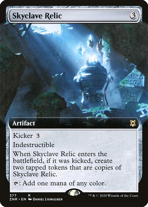 Skyclave Relic (377) [Zendikar Rising] [Extended Art]