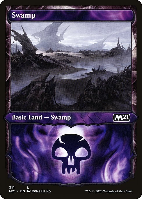 Swamp (311) [Core Set 2021] [Showcase]