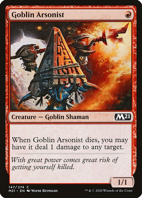 Goblin Arsonist (147) [Core Set 2021]