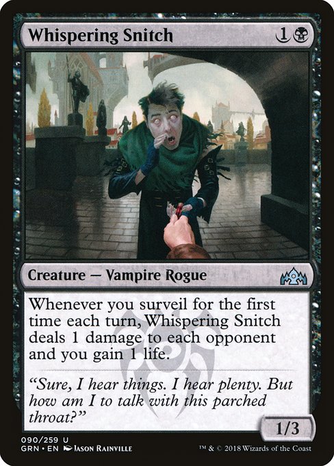 Whispering Snitch (90) [Guilds of Ravnica]