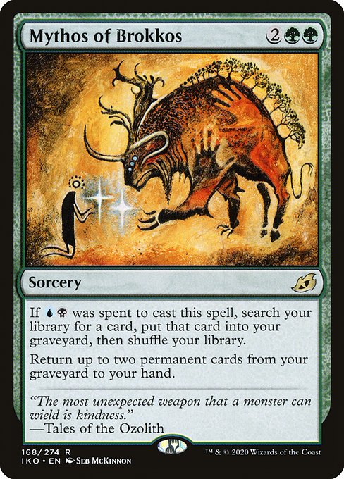 Mythos of Brokkos (168) [Ikoria: Lair of Behemoths]