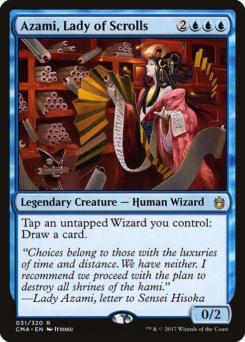 Azami, Lady of Scrolls (31) [Commander Anthology]