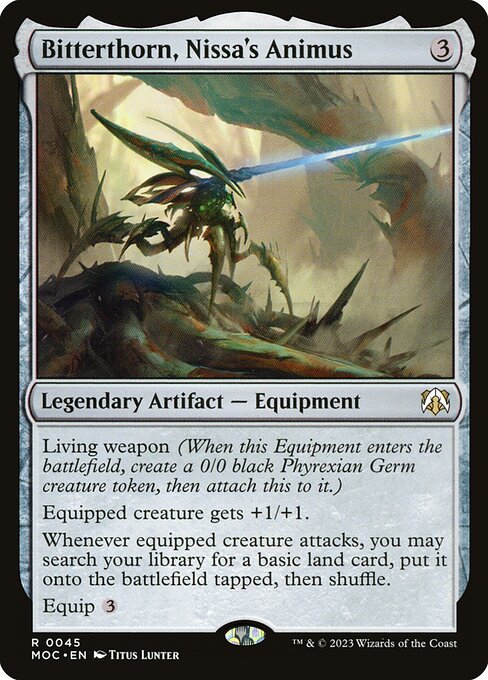 Bitterthorn, Nissa's Animus (45) [March of the Machine Commander]