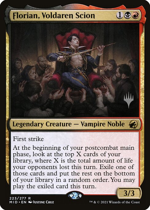 Florian, Voldaren Scion (223p) [Innistrad: Midnight Hunt Promos]