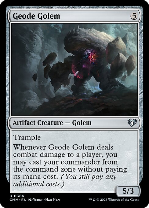 Geode Golem (386) [Commander Masters]