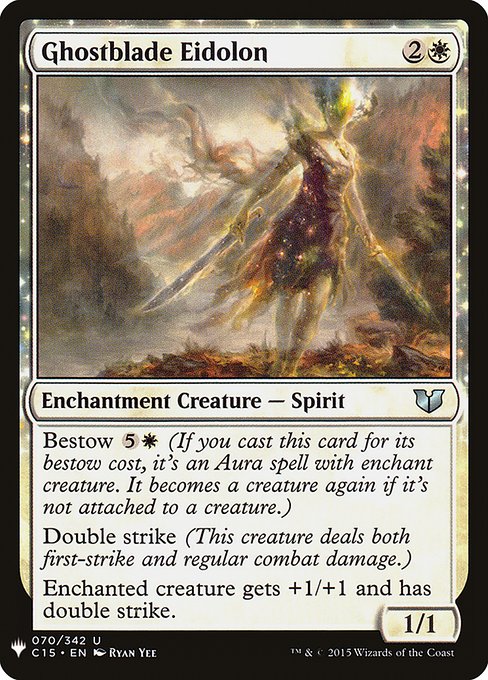 Ghostblade Eidolon (C15-70) [The List]
