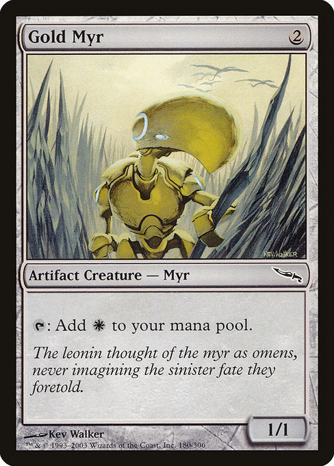 Gold Myr (180) [Mirrodin]