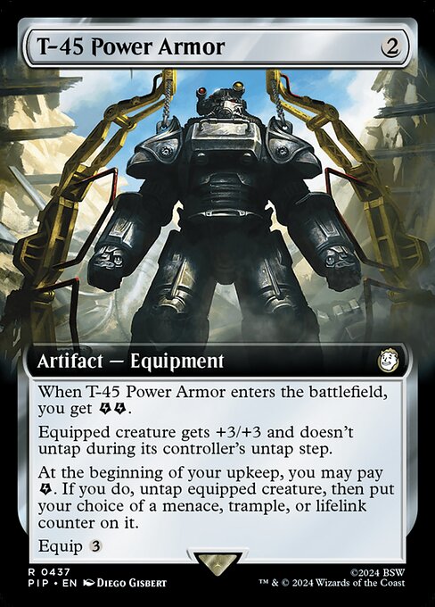 T-45 Power Armor (437) [Fallout] [Extended Art]