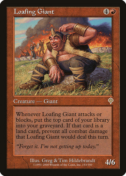 Loafing Giant (153) [Invasion]