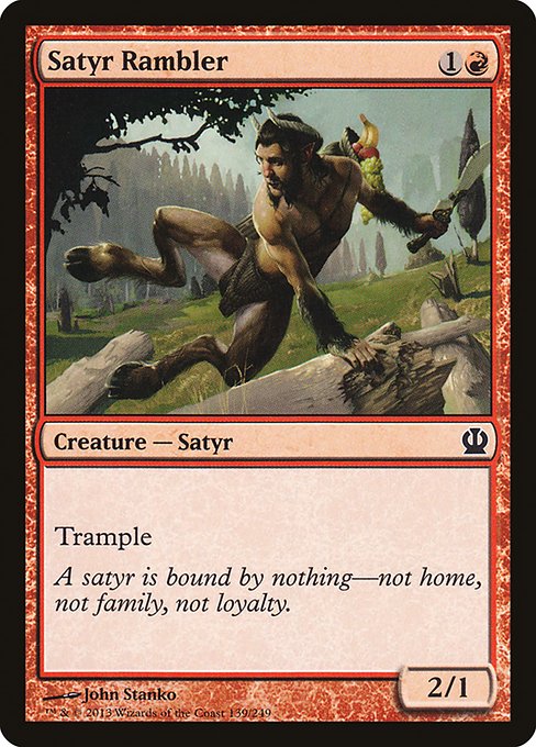 Satyr Rambler (139) [Theros]