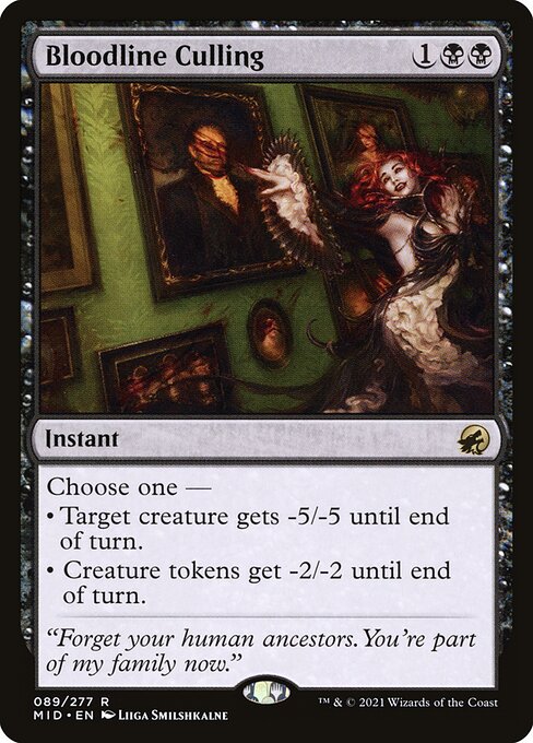 Bloodline Culling (89) [Innistrad: Midnight Hunt]