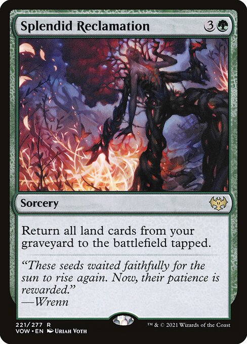Splendid Reclamation (221) [Innistrad: Crimson Vow]