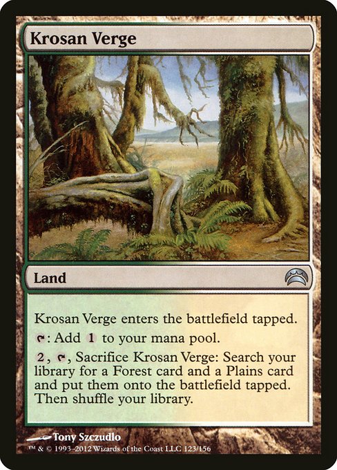 Krosan Verge (123) [Planechase 2012]