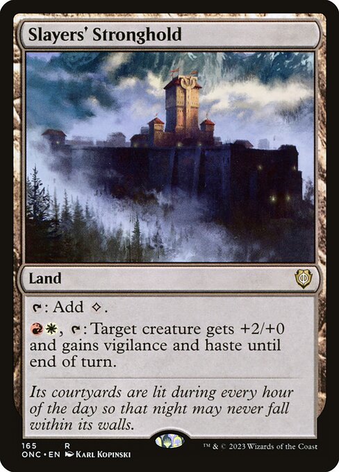 Slayers' Stronghold (165) [Phyrexia: All Will Be One Commander]