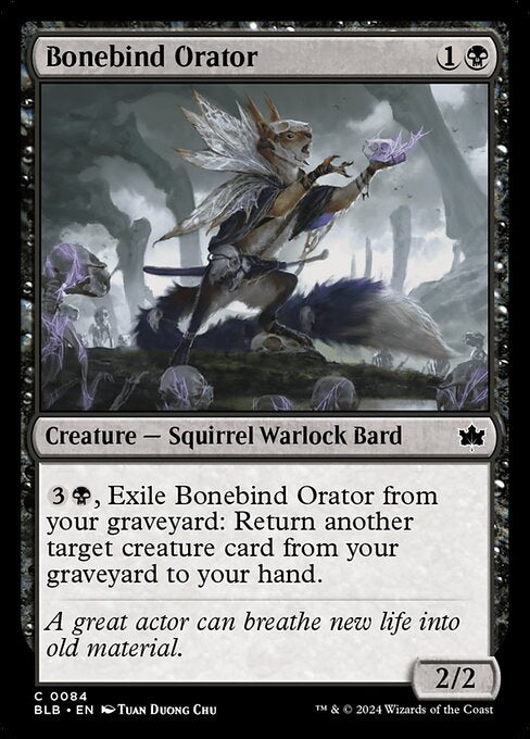Bonebind Orator (84) [Bloomburrow]