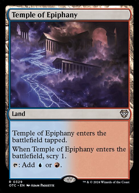 Temple of Epiphany (329) [Outlaws of Thunder Junction Commander]